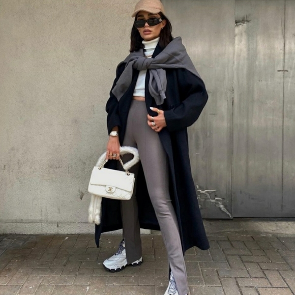 NWT ZARA | Ribbed Flared Leggings - Picture 2 of 12